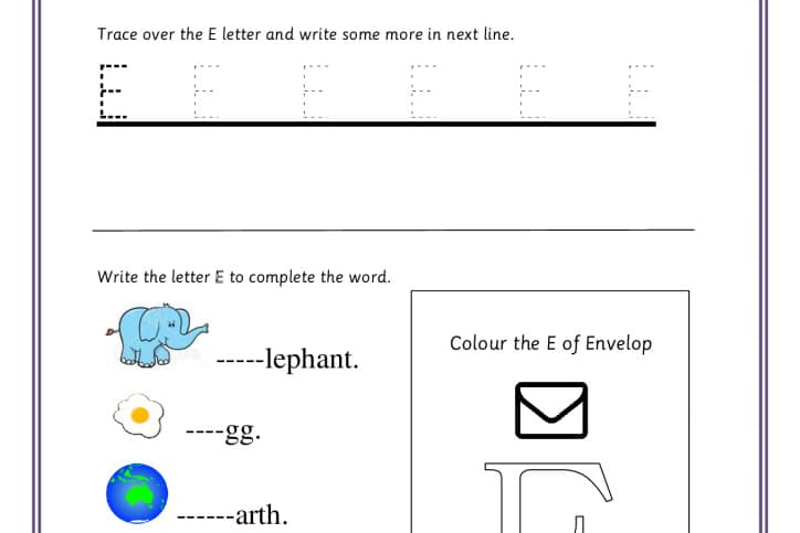 thumbnail of Practice-Capital-Letter-E-worksheet