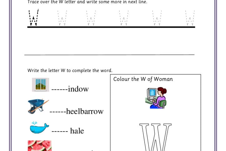 thumbnail of Practice-Capital-Letter-W-worksheet